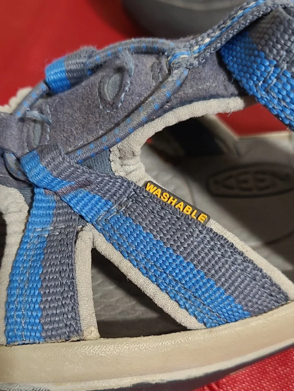 Keen  Venice H2 Waterproof Sport Sandals Kids Blue and Gray Water Shoes